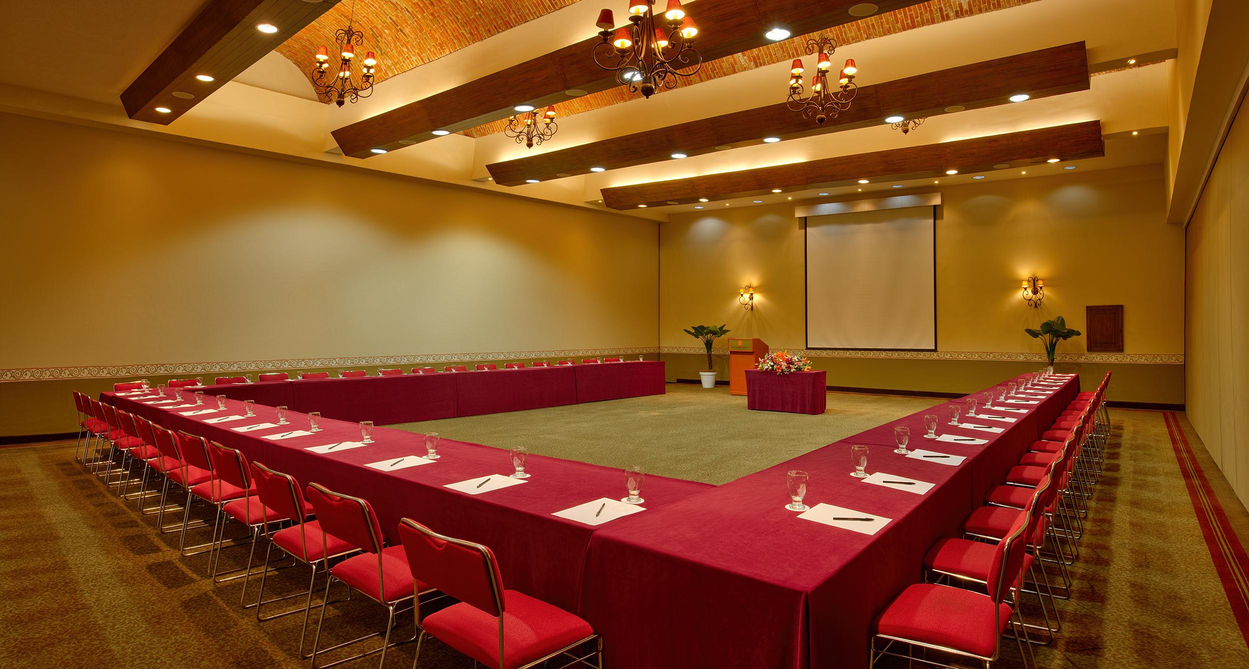 Hacienda Jurica By Brisas Hotel Queretaro Bagian luar foto Meeting room