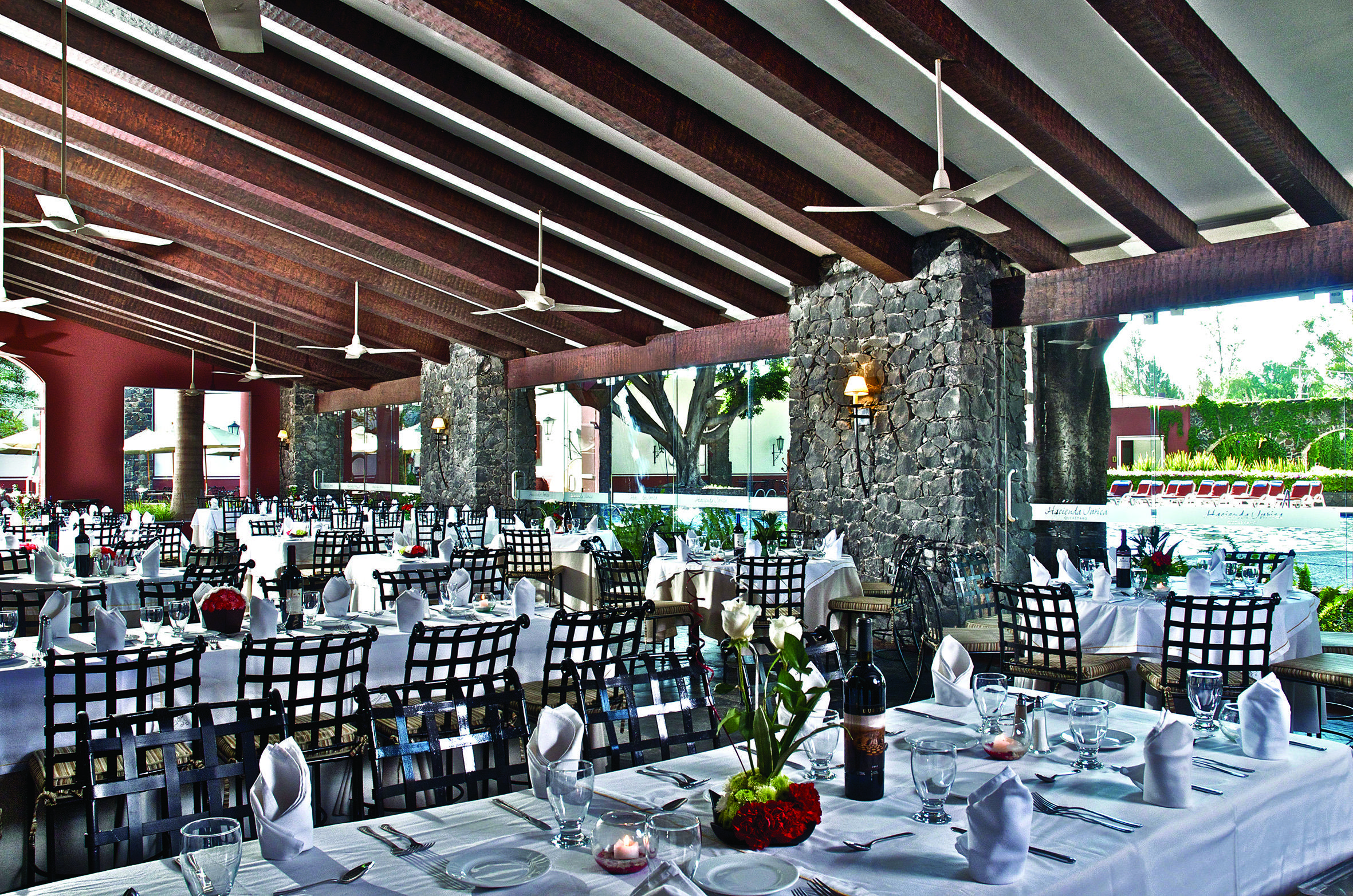 Hacienda Jurica By Brisas Hotel Queretaro Bagian luar foto The restaurant